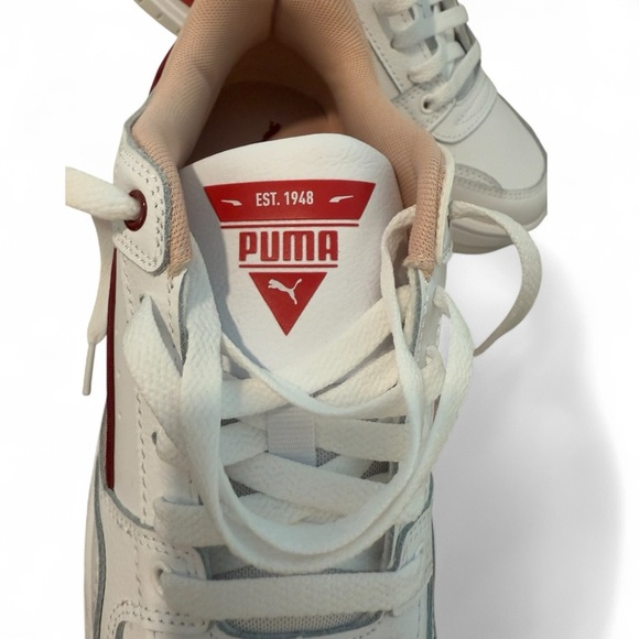 PUMA Women's Rebound Retro Shoes, White-Rose Quartz - New without tags - Picture 8 of 8